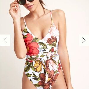 Mara Hoffman Red and White Swimwear